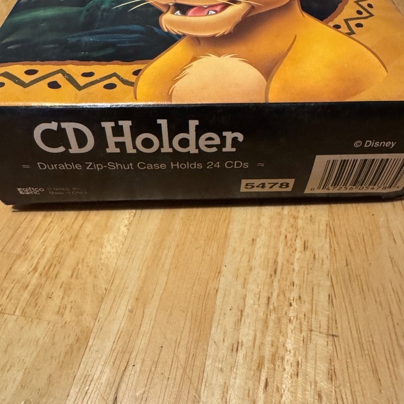 New Vintage Lion King Simba Cd holder storage case - Picture 2 of 7